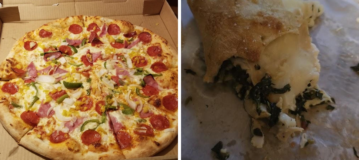 Eddy's Pizza Menu
